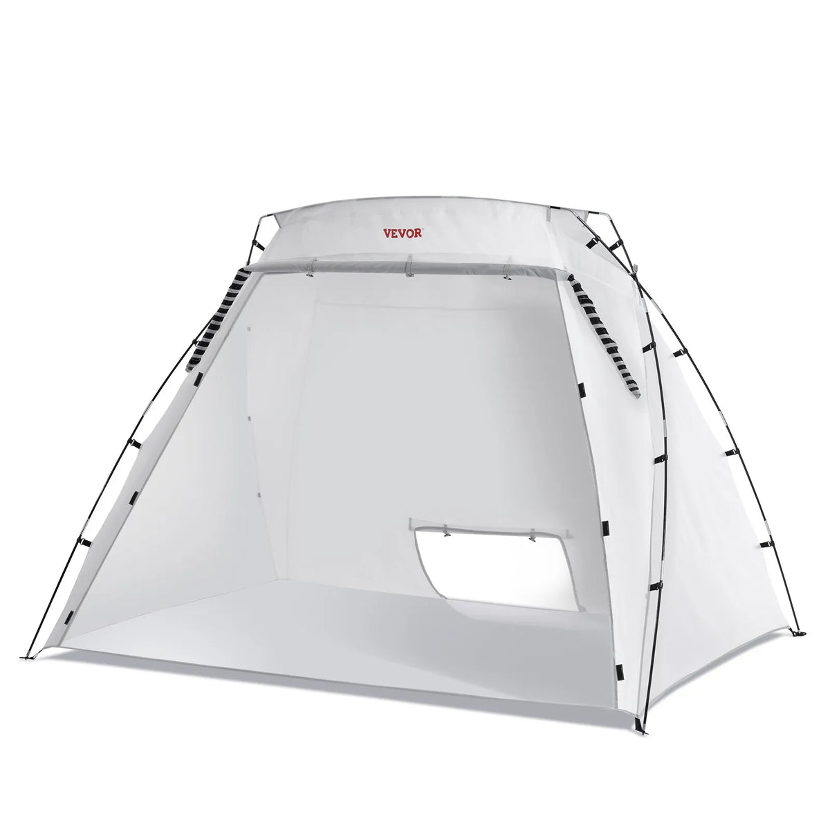 Portable Spray Painting Canopy 2.3 × 1.6 × 1.6 m Pop-Up Tent with Built-In Floor and Mesh Screen, Collapsible Booth for Furniture, Large DIY Projects and Hobby Painting