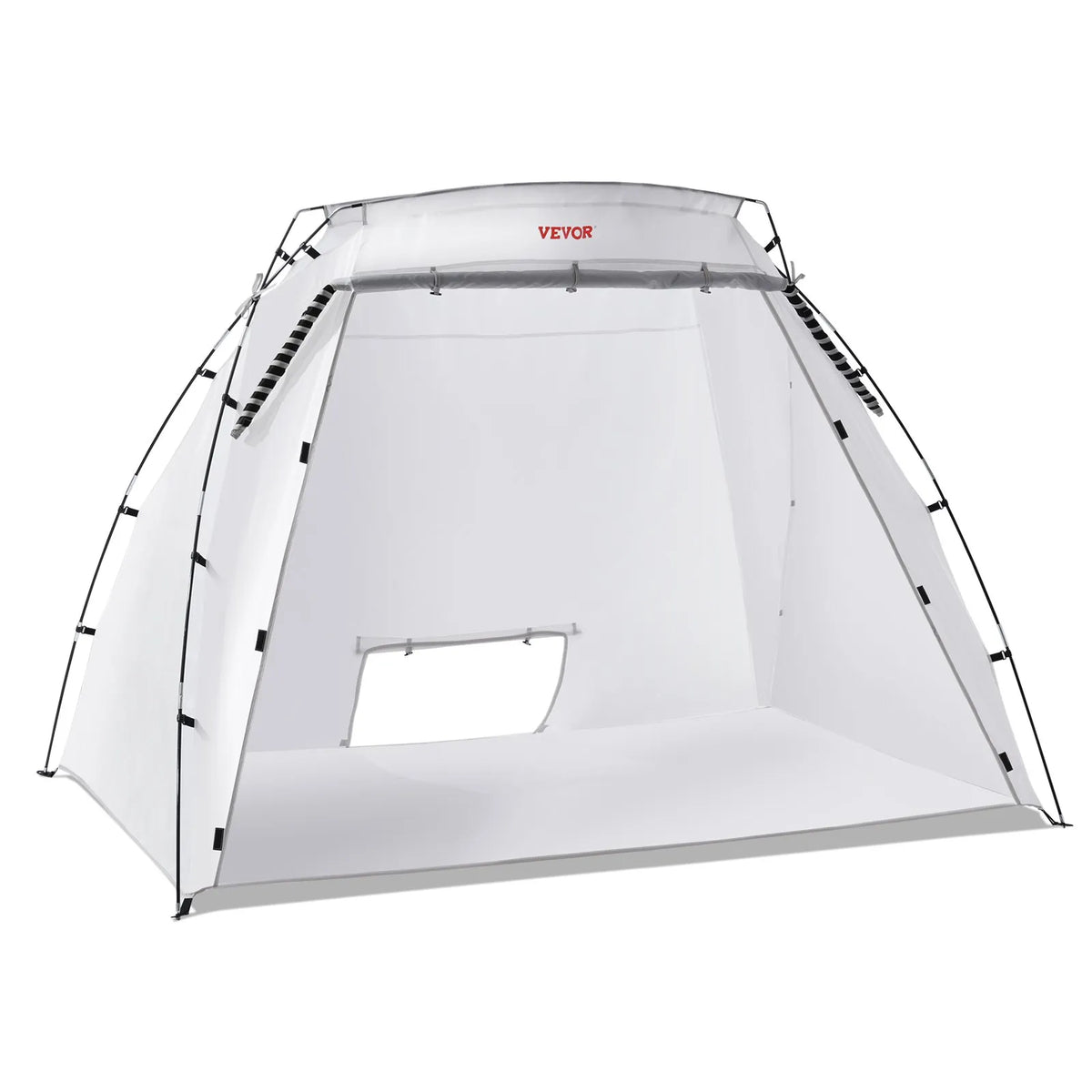 Portable Spray Painting Canopy 2.3 × 1.6 × 1.6 m Pop-Up Tent with Built-In Floor and Mesh Screen, Collapsible Booth for Furniture, Large DIY Projects and Hobby Painting