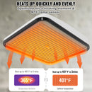 VEVOR Pārnēsājama vieglā termoprese viltuma pārneses DIY T-krekliem 30 x 25 cm