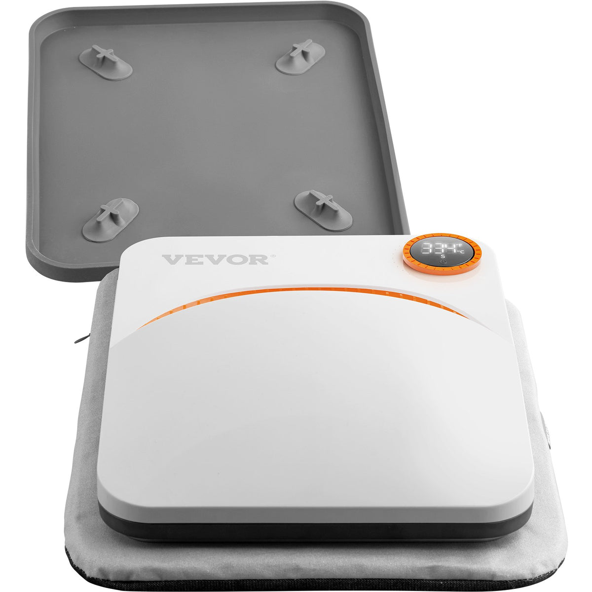 VEVOR Portable Lightweight Heat Press 30 × 25 cm, for T-Shirts