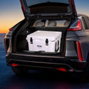 43 LVEVOR termoizolēts pārnēsājams dzesētājs, ietilpība 45 bundžas, cietais ledus konteiners ar izturīgu rokturi, piemērots kempingam, pludmalei, piknikam, ceļojumiem un āra aktivitātēm, ledus noturība līdz 6 dienām