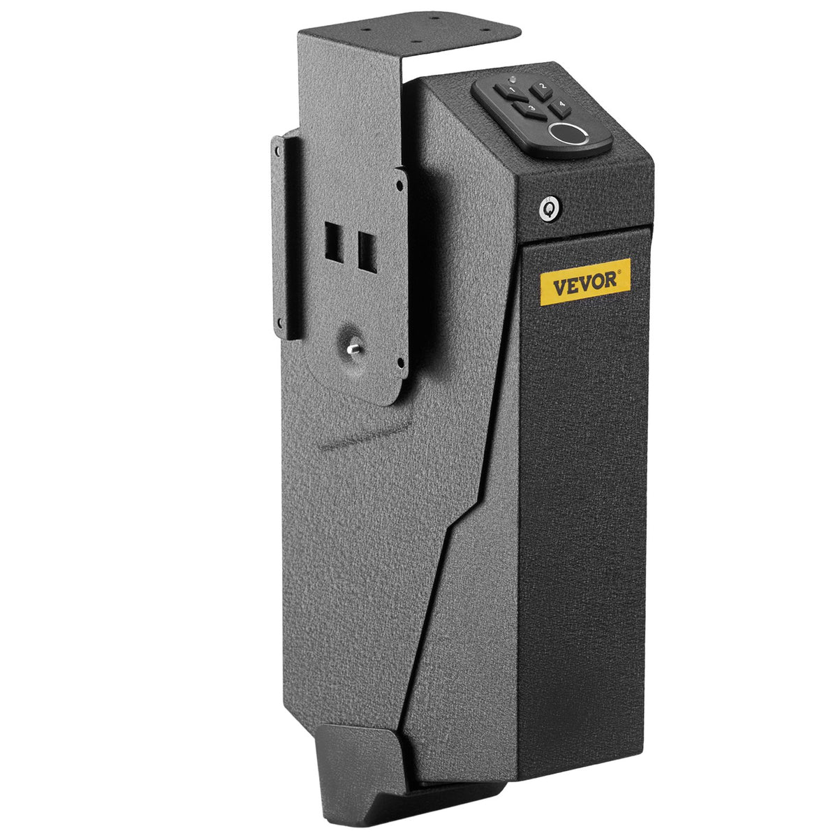VEVOR Fingerprint Pistol Safe – Quick Access Security Box with Key, Lock and Gun Holder