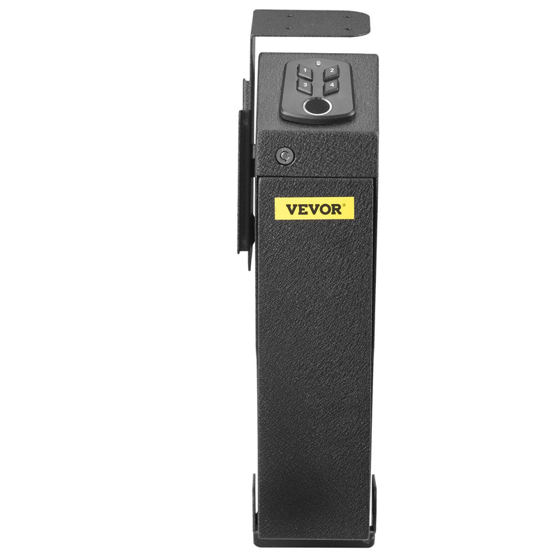 VEVOR pistoles seifs ar pirkstu nospiedumu sensoru – ātras piekļuves drošības kastīte ar atslēgu, slēdzeni un ieroča turētāju