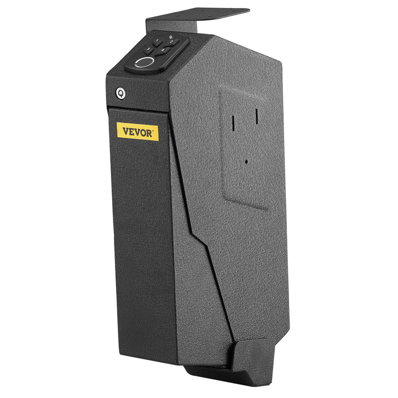 VEVOR pistoles seifs ar pirkstu nospiedumu sensoru – ātras piekļuves drošības kastīte ar atslēgu, slēdzeni un ieroča turētāju