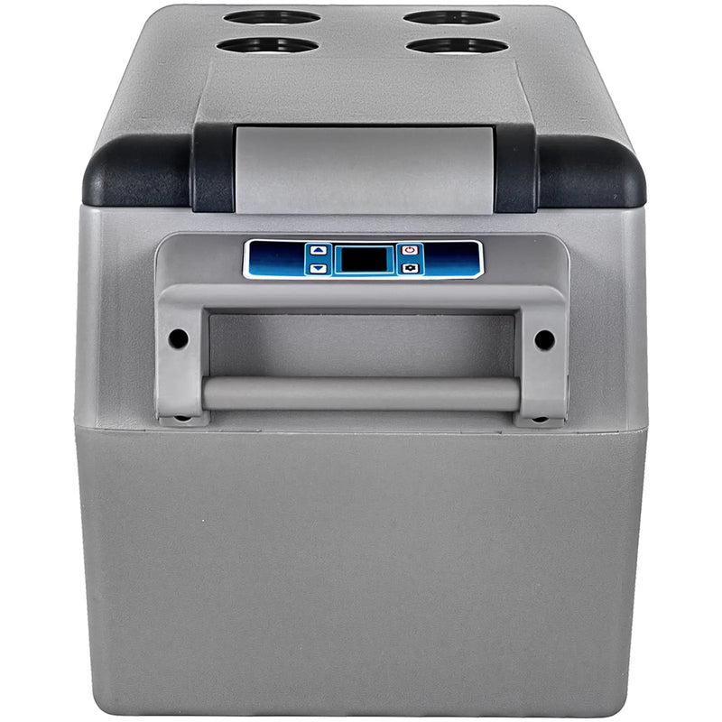 35L VEVOR automašīnas ledusskapis/saldētava, ideāls risinājums automašīnām, kravas automašīnām, treileriem, laivām, kā arī lietošanai mājās vai āra aktivitātēs, piemēram, ceļojumos, makšķerēšanā un kempingā.