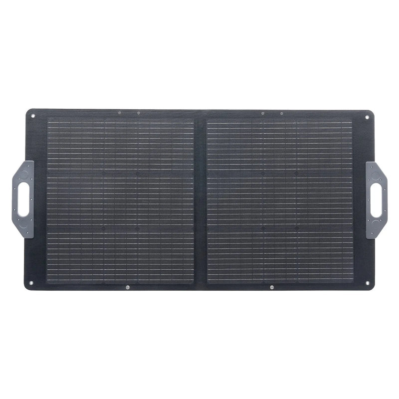 VEVOR 100 W salokāms saules panelis, augstas efektivitātes monokristālisks pārnēsājams lādētājs ar MC4, USB-A, USB-C un DC pieslēgvietām, IP65 ūdensizturīgs, paredzēts elektrostacijām, kempingam un pārgājieniem