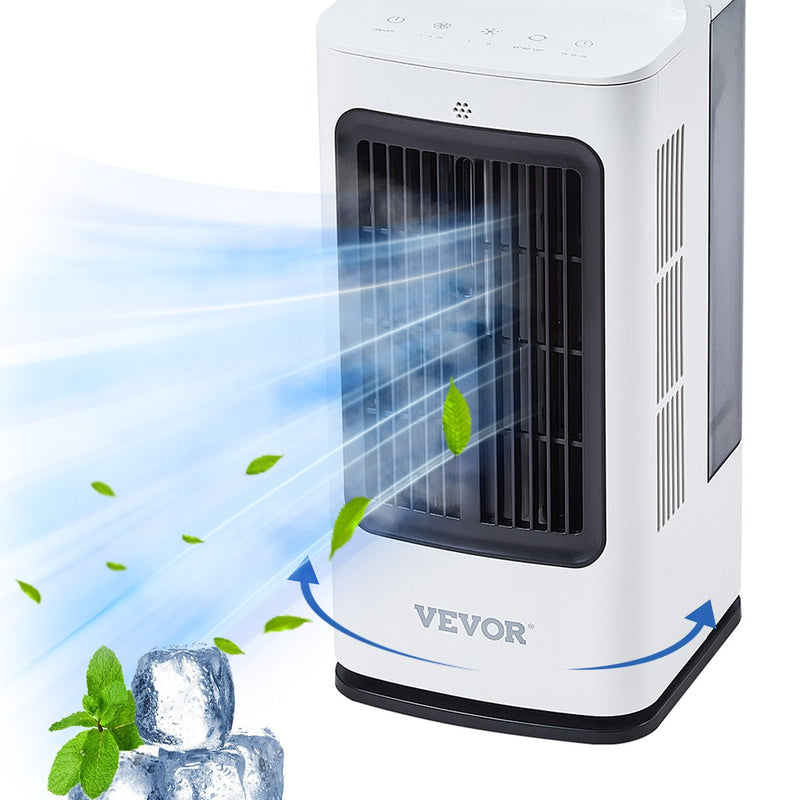 Pārvietojams 4-vienā gaisa dzesētājs ar 1,7 l ūdens tvertni