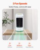 Pārvietojams 4-vienā gaisa dzesētājs ar 1,7 l ūdens tvertni