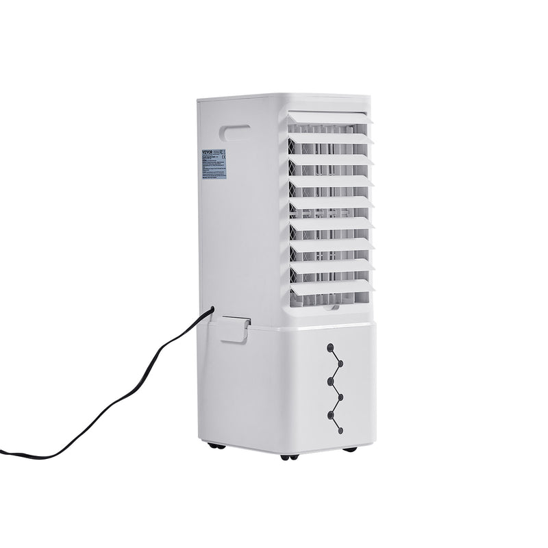 VEVOR iztvaikošanas gaisa dzesētājs 9L, 550 CFM, ar 2 ledus kastēm