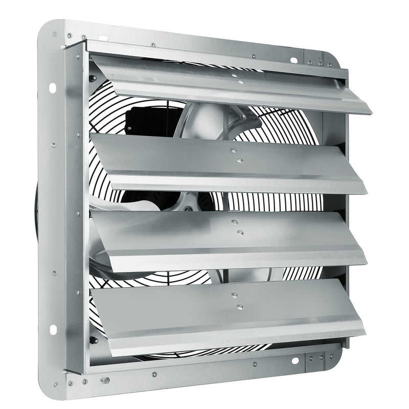 VEVOR žalūziju izplūdes ventilators – 406 mm sienas stiprināms darbnīcas ventilators, 1506 CFM, AC