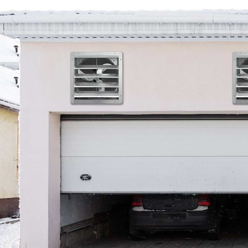 VEVOR žalūziju izplūdes ventilators – 406 mm sienas stiprināms darbnīcas ventilators, 1506 CFM, AC