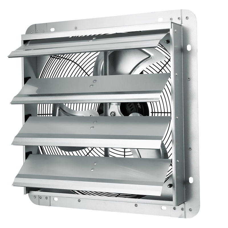 VEVOR žalūziju izplūdes ventilators – 406 mm sienas stiprināms darbnīcas ventilators, 1506 CFM, AC