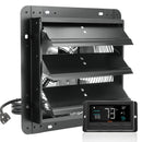 VEVOR žalūziju izplūdes ventilators, sienas montāžas, 305 mm, tālvadības pults, EC motors