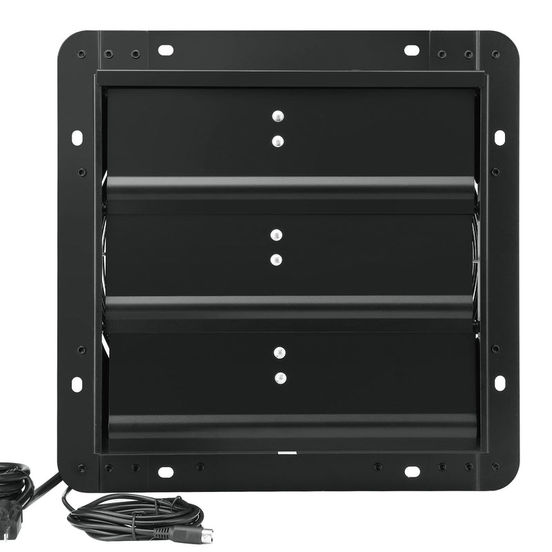 VEVOR žalūziju izplūdes ventilators, sienas montāžas, 305 mm, tālvadības pults, EC motors