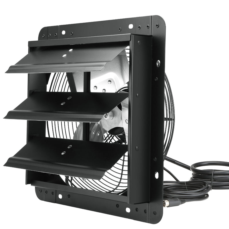 VEVOR žalūziju izplūdes ventilators, sienas montāžas, 305 mm, tālvadības pults, EC motors