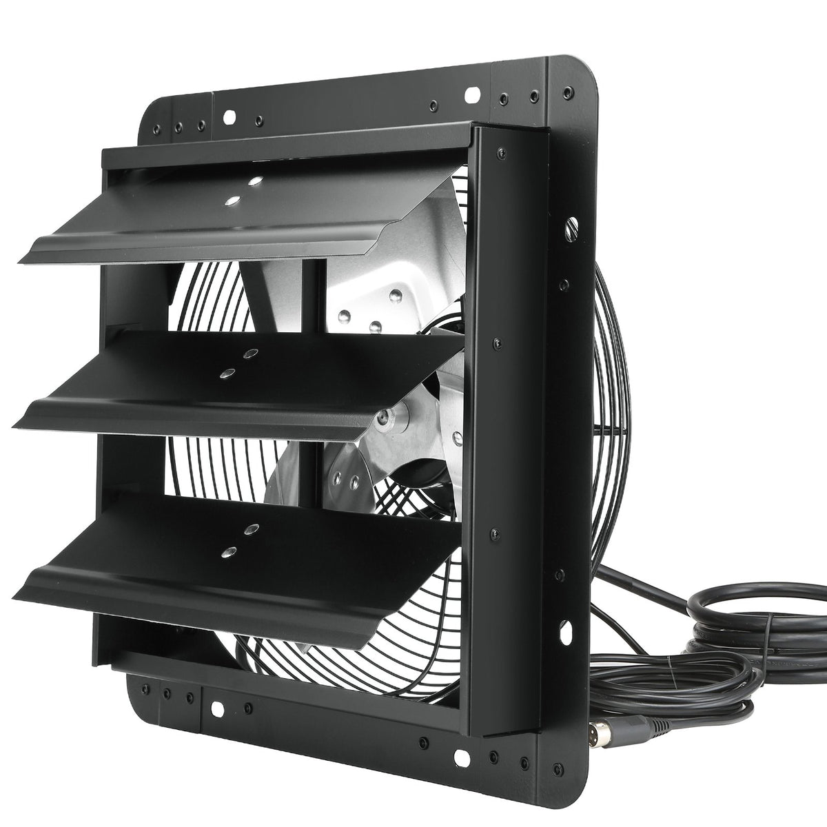 VEVOR žalūziju izplūdes ventilators, sienas montāžas, 305 mm, tālvadības pults, EC motors