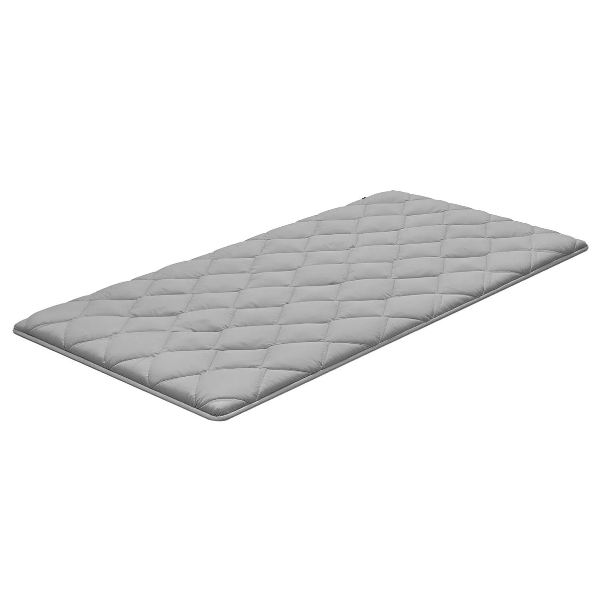 VEVOR salokāms japāņu tatami futona matracis Twin izmērs 2032 x 991 x 63,5 mm pelēkā krāsā ar uzglabāšanas somu un stiprinājumiem, 9 slāņu grīdas matracis gulēšanai, meditācijai un jogai - ZEMLETES.LV