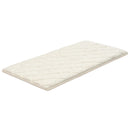 VEVOR japāņu tatami matracis 2032 × 991 × 63,5 mm, salokāms futona matracis ar uzglabāšanas somu un stiprinājumu, 9 slāņu grīdas matracis gulēšanai, kopmītnei, meditācijai un jogai, balts - ZEMLETES.LV