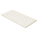 VEVOR japāņu tatami matracis 2032 × 991 × 63,5 mm, salokāms futona matracis ar uzglabāšanas somu un stiprinājumu, 9 slāņu grīdas matracis gulēšanai, kopmītnei, meditācijai un jogai, balts - ZEMLETES.LV