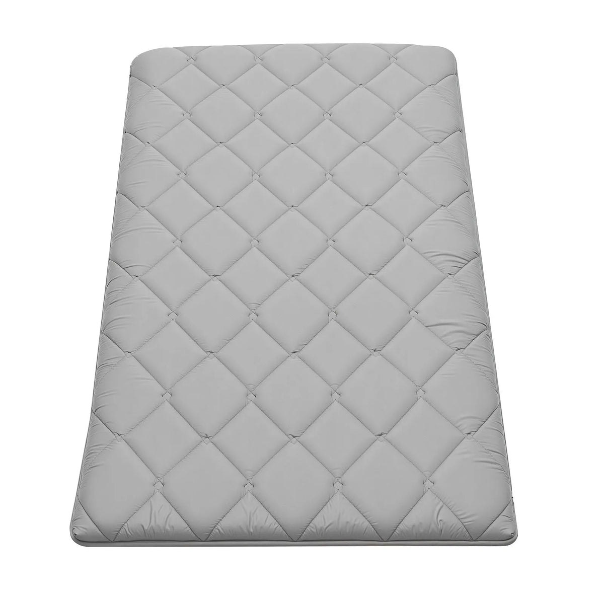 VEVOR salokāms japāņu tatami futona matracis Twin izmērs 2032 x 991 x 89 mm pelēkā krāsā ar uzglabāšanas somu un stiprinājumiem, 9 slāņu grīdas matracis gulēšanai, meditācijai un jogai - ZEMLETES.LV