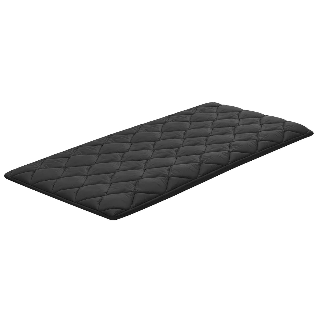 VEVOR japāņu tatami matracis 2032 × 991 × 89 mm, salokāms futona matracis ar uzglabāšanas somu un stiprinājumu, 9 slāņu grīdas matracis gulēšanai, kopmītnei, meditācijai un jogai, melns - ZEMLETES.LV