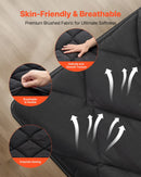 VEVOR japāņu tatami matracis 2032 × 991 × 89 mm, salokāms futona matracis ar uzglabāšanas somu un stiprinājumu, 9 slāņu grīdas matracis gulēšanai, kopmītnei, meditācijai un jogai, melns - ZEMLETES.LV