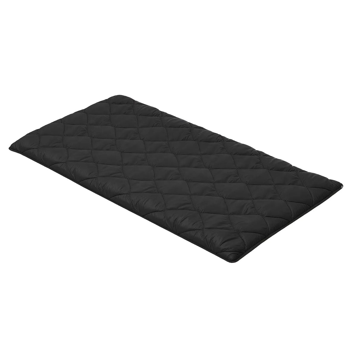 VEVOR japāņu tatami matracis 2032 × 991 × 89 mm, salokāms futona matracis ar uzglabāšanas somu un stiprinājumu, 9 slāņu grīdas matracis gulēšanai, kopmītnei, meditācijai un jogai, melns - ZEMLETES.LV