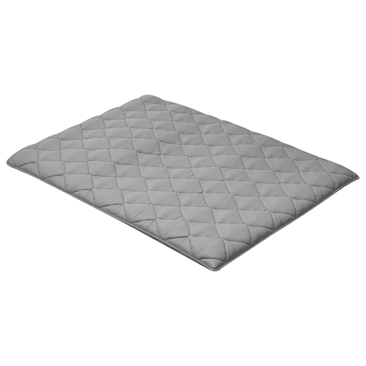 VEVOR salokāms japāņu tatami futona matracis Full izmērs 2032 x 1372 x 89 mm pelēkā krāsā ar uzglabāšanas somu un stiprinājumiem, 9 slāņu grīdas matracis gulēšanai, meditācijai un jogai - ZEMLETES.LV