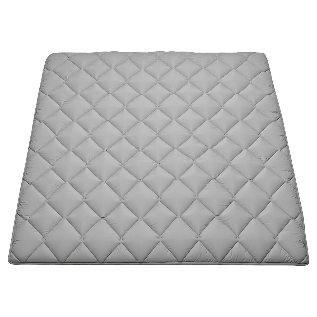 VEVOR salokāms japāņu tatami futona matracis Queen izmērs 2032 x 1524 x 63,5 mm pelēkā krāsā ar uzglabāšanas somu un stiprinājumiem, 9 slāņu grīdas matracis gulēšanai, meditācijai un jogai - ZEMLETES.LV
