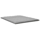 VEVOR salokāms japāņu tatami futona matracis Queen izmērs 2032 x 1524 x 63,5 mm pelēkā krāsā ar uzglabāšanas somu un stiprinājumiem, 9 slāņu grīdas matracis gulēšanai, meditācijai un jogai - ZEMLETES.LV