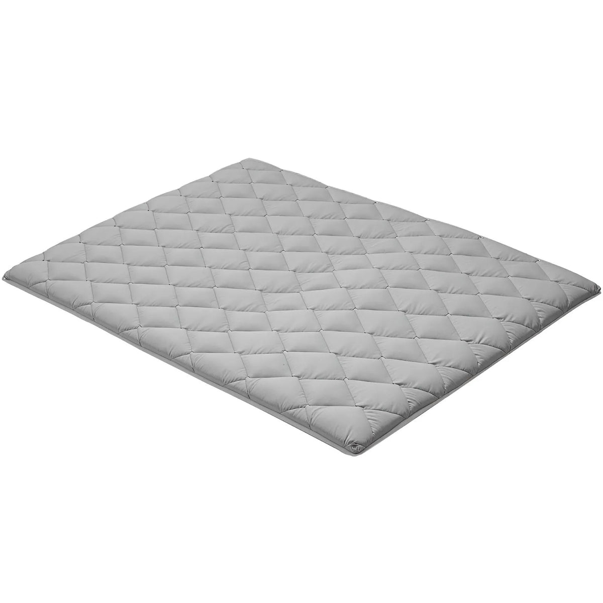 VEVOR salokāms japāņu tatami futona matracis Queen izmērs 2032 x 1524 x 63,5 mm pelēkā krāsā ar uzglabāšanas somu un stiprinājumiem, 9 slāņu grīdas matracis gulēšanai, meditācijai un jogai - ZEMLETES.LV