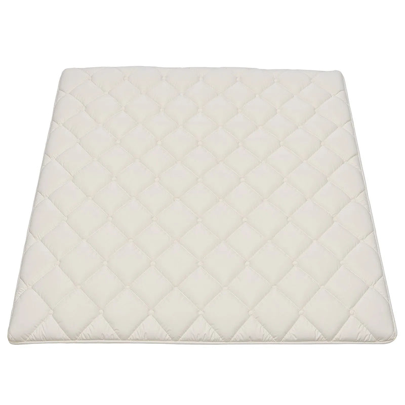 VEVOR japāņu tatami matracis 2032 × 1524 × 63,5 mm, salokāms futona matracis ar uzglabāšanas somu un stiprinājumu, 9 slāņu grīdas matracis gulēšanai, kopmītnei, meditācijai un jogai, balts - ZEMLETES.LV