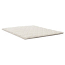 VEVOR japāņu tatami matracis 2032 × 1524 × 63,5 mm, salokāms futona matracis ar uzglabāšanas somu un stiprinājumu, 9 slāņu grīdas matracis gulēšanai, kopmītnei, meditācijai un jogai, balts - ZEMLETES.LV