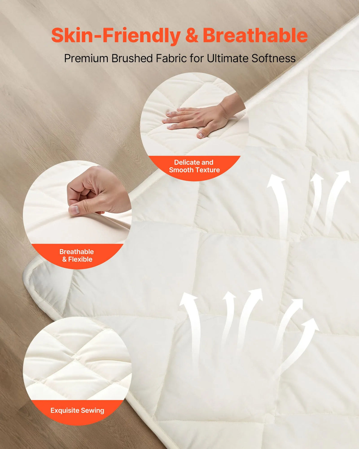 VEVOR japāņu tatami matracis 2032 × 1524 × 63,5 mm, salokāms futona matracis ar uzglabāšanas somu un stiprinājumu, 9 slāņu grīdas matracis gulēšanai, kopmītnei, meditācijai un jogai, balts - ZEMLETES.LV