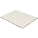 VEVOR japāņu tatami matracis 2032 × 1524 × 63,5 mm, salokāms futona matracis ar uzglabāšanas somu un stiprinājumu, 9 slāņu grīdas matracis gulēšanai, kopmītnei, meditācijai un jogai, balts - ZEMLETES.LV