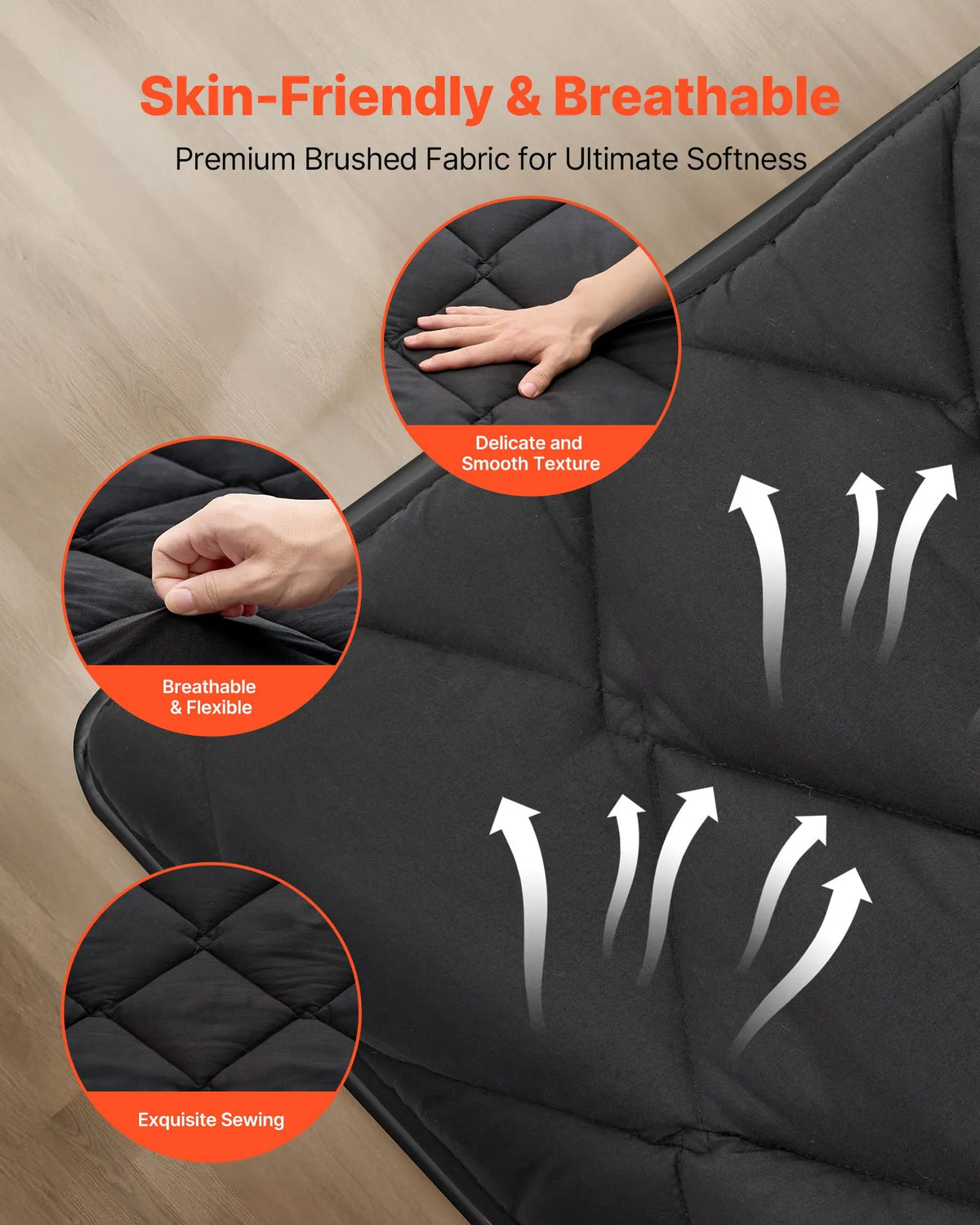 VEVOR japāņu tatami matracis 2032 × 1524 × 89 mm, salokāms futona matracis ar uzglabāšanas somu un stiprinājumu, 9 slāņu grīdas matracis gulēšanai, kopmītnei, meditācijai un jogai, melns - ZEMLETES.LV