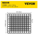 Kravas automašīnas kravas tīkls 2,44 x 2,04 m ar sprūdrata sprādzēm un S-veida āķiem, paredzēts pikapa kravas kastēm, kravnesība līdz 500 kg