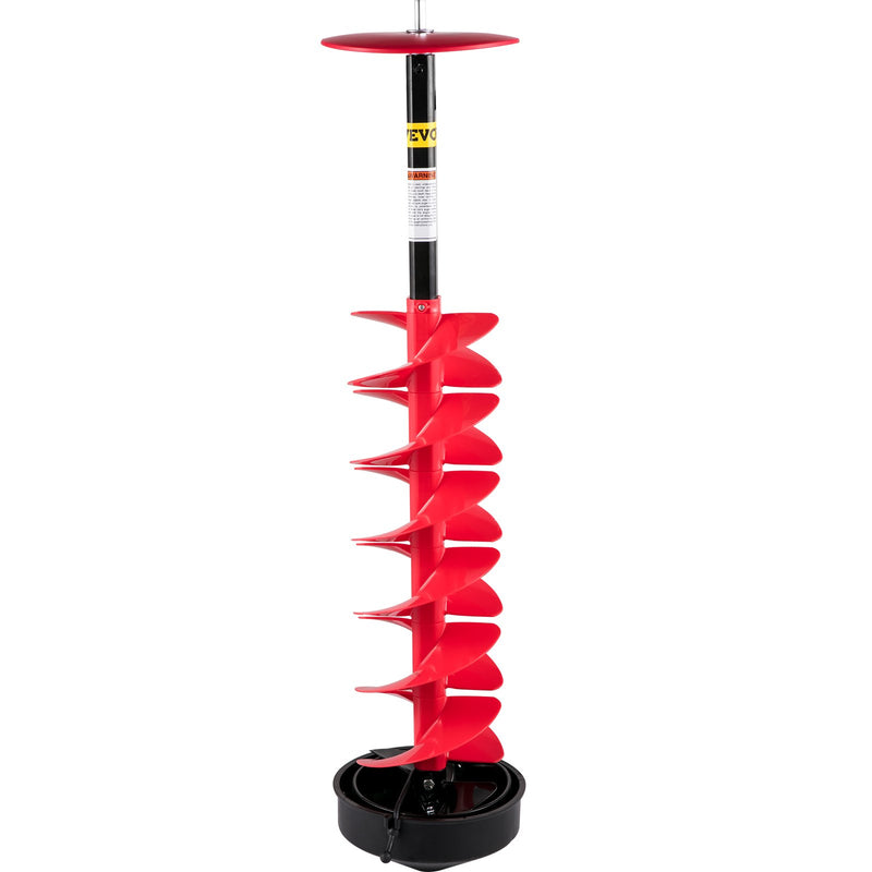 VEVOR ledus urbšanas urbis, 150 mm neilona urbis, 990 mm garš, ar 300 mm pagarinājuma stieni, adapteri, augšējo plāksni un asmens aizsargu