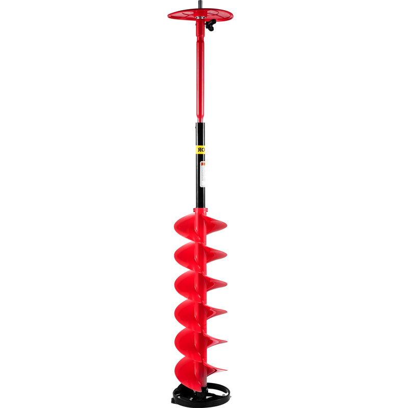 VEVOR ledus urbšanas urbis, 150 mm neilona urbis, 990 mm garš, ar 300 mm pagarinājuma stieni, adapteri, augšējo plāksni un asmens aizsargu