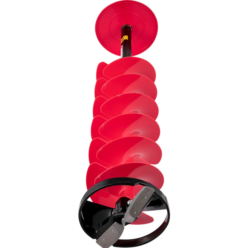 VEVOR ledus urbja gliemežurbis, 203 mm diametra neilona ledus urbis, 991 mm garš urbja kāts ar 11,8 collu (300 mm) pagarinājuma stieni, urbja adapteri, augšējo plati un asmens aizsargu, piemērots zemledus makšķerēšanai un ledus urbšanai