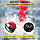 VEVOR ledus urbja gliemežurbis, 203 mm diametra neilona ledus urbis, 991 mm garš urbja kāts ar 11,8 collu (300 mm) pagarinājuma stieni, urbja adapteri, augšējo plati un asmens aizsargu, piemērots zemledus makšķerēšanai un ledus urbšanai