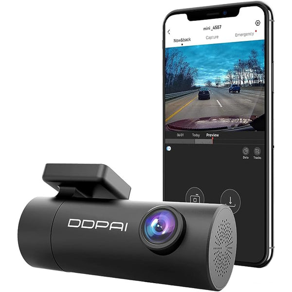 DDPAI Mini Pro – kompakts 2K autovideoreģistrators ar Wi-Fi, iebūvētu akumulatoru un atbalstu līdz 128 GB microSD kartei