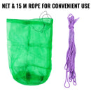 VEVOR rullīšu nezāļu grābeklis, 3,66 m ezera nezāļu griezējs ar pagarināmu kātu un virvi