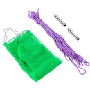 VEVOR rullīšu nezāļu grābeklis, 3,66 m ezera nezāļu griezējs ar pagarināmu kātu un virvi