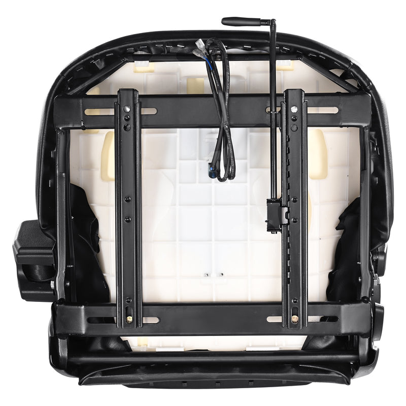 VEVOR universāls iekrāvēja sēdeklis ar regulējamu atzveltni, drošības jostu un mikro slēdzi – piemērots traktoram, iekrāvējam un ekskavatoram