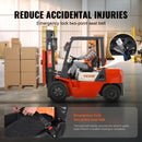 VEVOR universāls iekrāvēja sēdeklis ar regulējamu atzveltni, drošības jostu un mikro slēdzi – piemērots traktoram, iekrāvējam un ekskavatoram