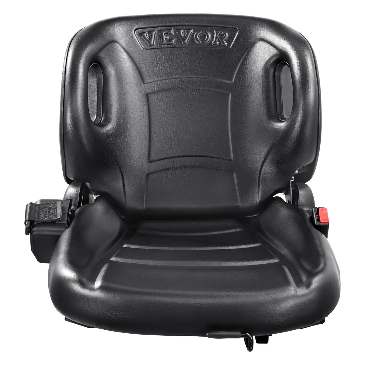 VEVOR Universal Loader Seat with Adjustable Backrest, Safety Belt and Micro Switch – Suitable for Tractor, Loader and Excavator