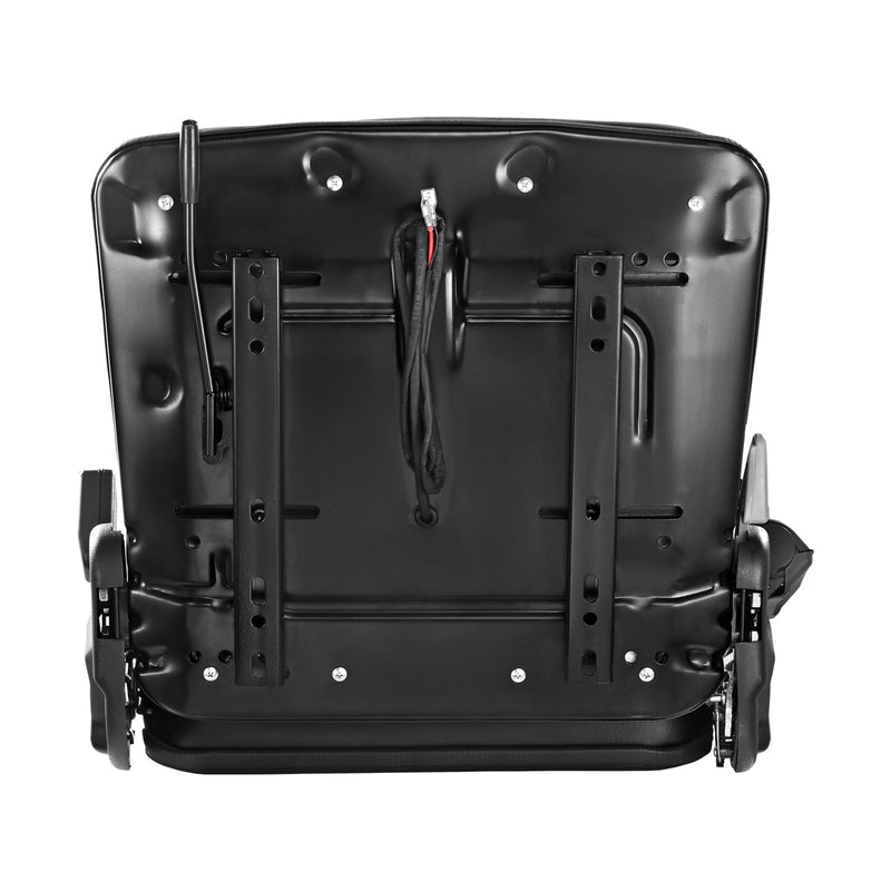 VEVOR universālais iekrāvēja sēdeklis, saliekams traktora sēdeklis ar regulējamu atzveltni, mikro slēdzis, atsperojams drošības millest, 16-34 cm sēdeklis