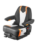 VEVOR universālais iekrāvēja sēdeklis ar nolokāmu atzveltni – regulējams traktora sēdeklis ar amortizāciju