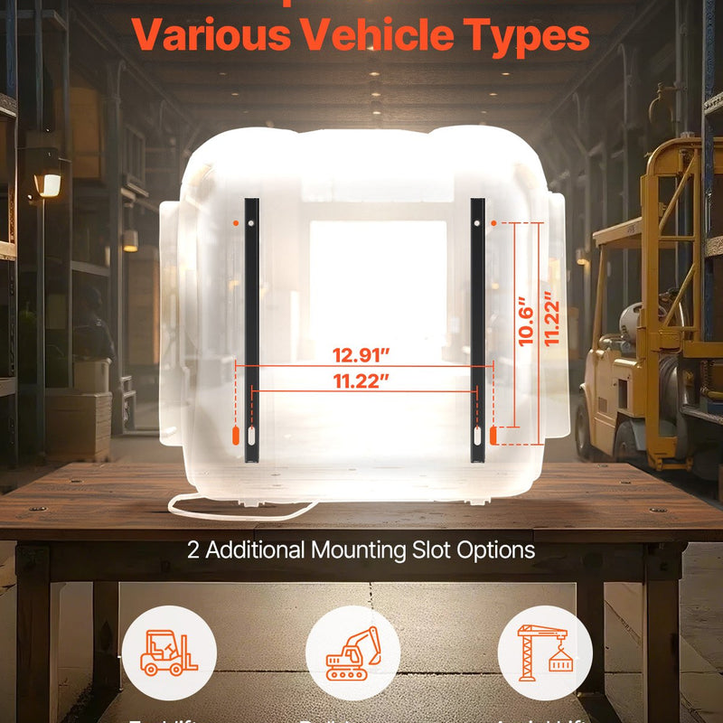 VEVOR universālais iekrāvēja sēdeklis ar nolokāmu atzveltni – regulējams traktora sēdeklis ar amortizāciju